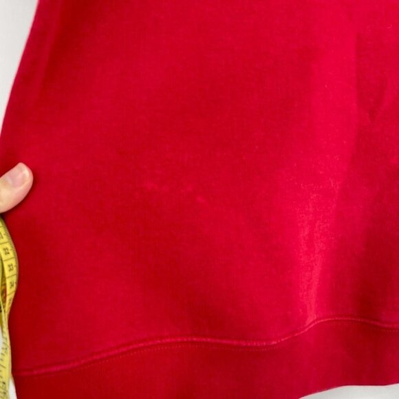 Vintage Penmans Red Crewneck Pullover red snowy Dog embroidered sweatshirt - Picture 8 of 15